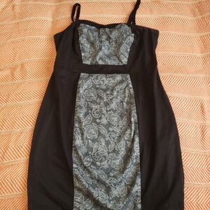 Torrid Lace Print Bustier Pencil Dress Size 12 Goth/Pinup/Whimsygoth/Glam